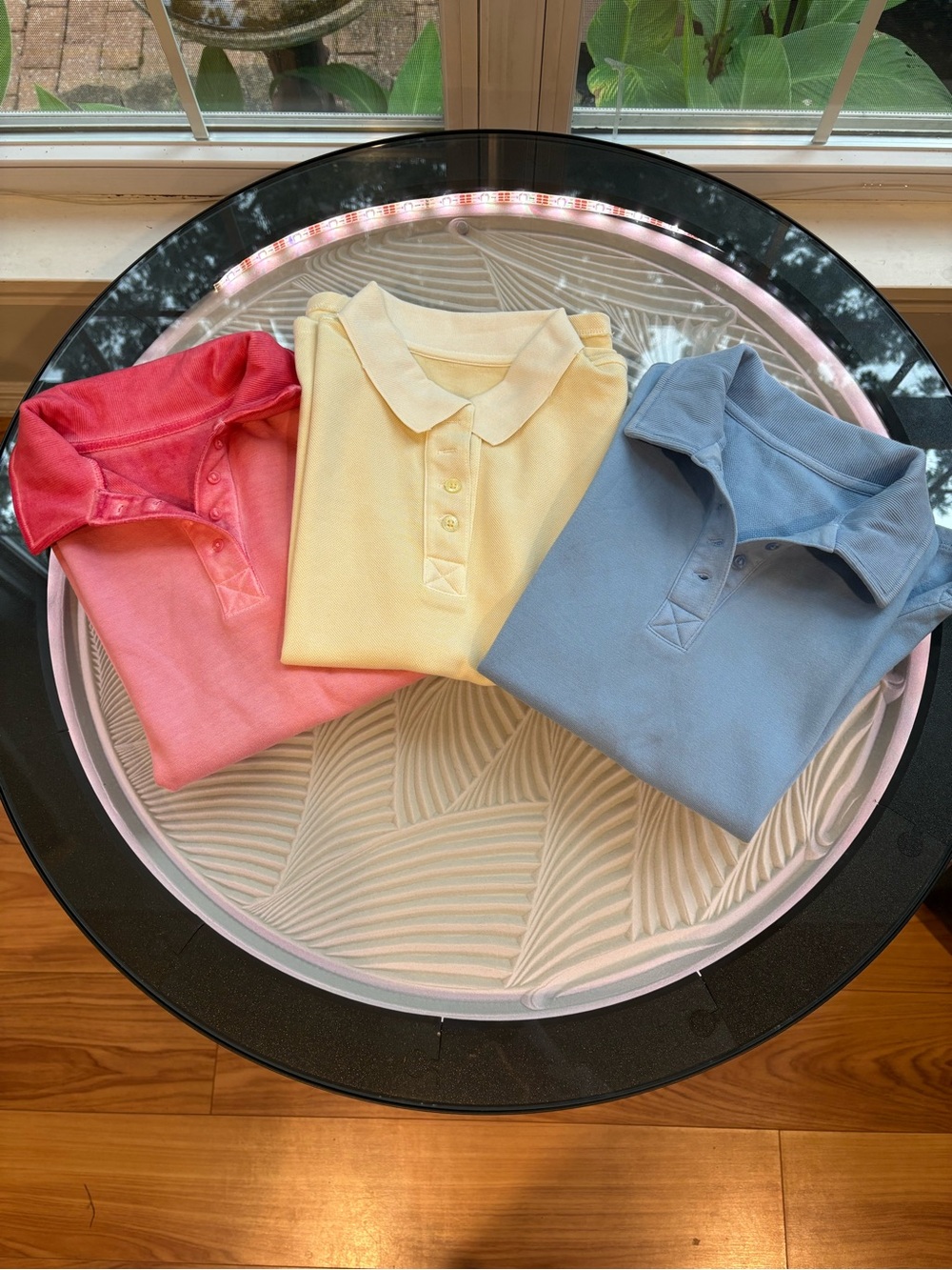 new Polo Shirt bundle - Pink, Yellow, Blue